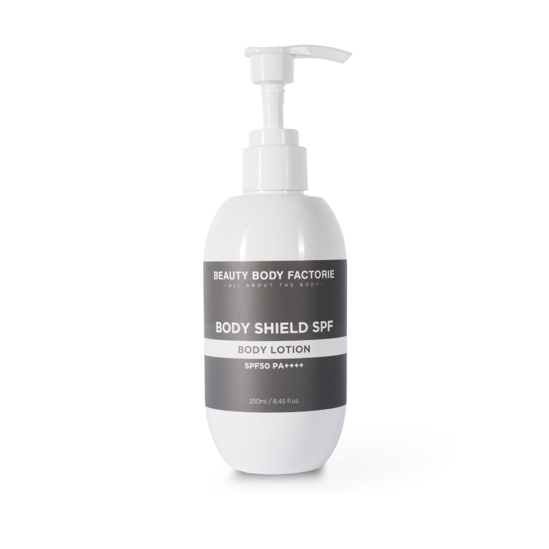 Beauty Body Factorie Body Shield SPF 50 PA++++ - Maximum Protection Body Sunscreen | ART Medical Aesthetics