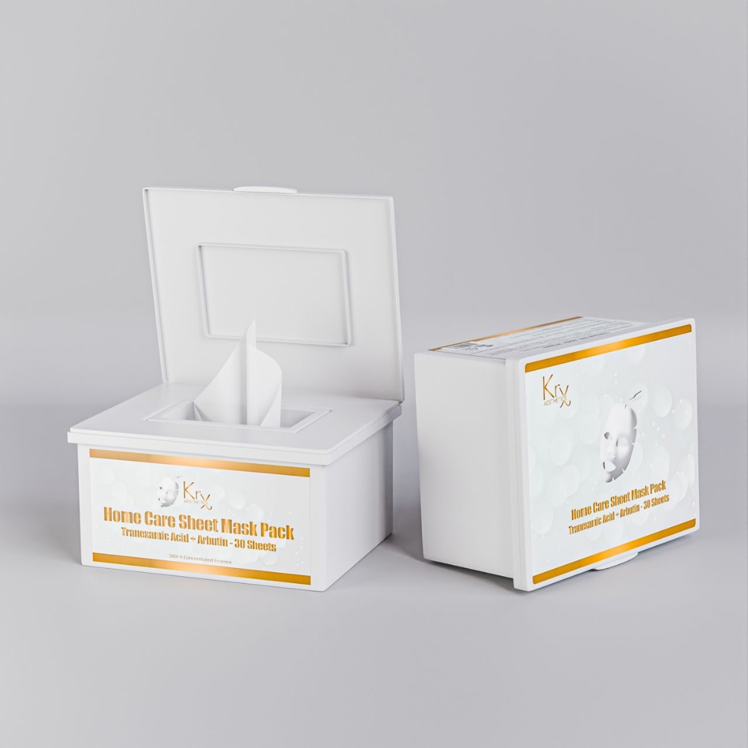 KrX Tranexamic + Arbutin Home Care Masks - Brightening Tranexamic Acid Sheet Mask | ART Medical Aesthetics