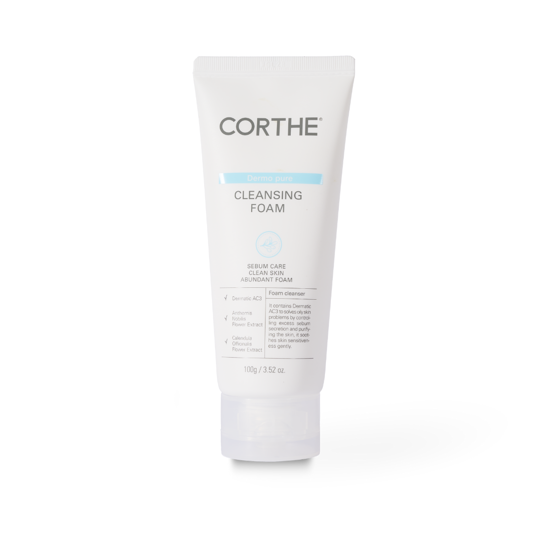 Corthe Dermo Pure First Aid Cleansing Foam - Purifying Sensitive Skin Foam Cleanser | ART Medical Aesthetics