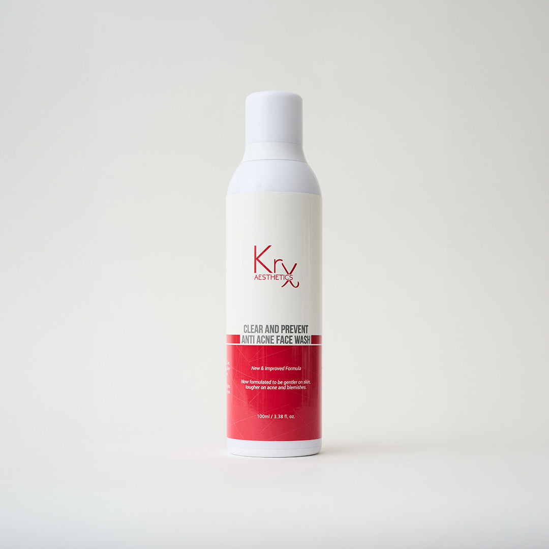 KrX Clear + Prevent Anti Acne Face Wash - Salicylic Acid Acne-Fighting Cleanser | ART Medical Aesthetics
