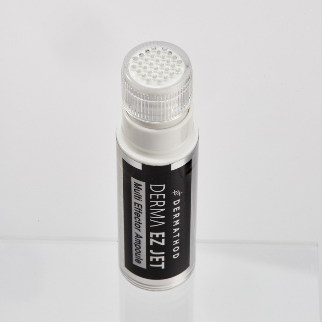 Dermathod EZ Jet Multi Effector Ampoule box of 4 – green tea hydrosol formula for barrier repair, plumping, and smoother skin