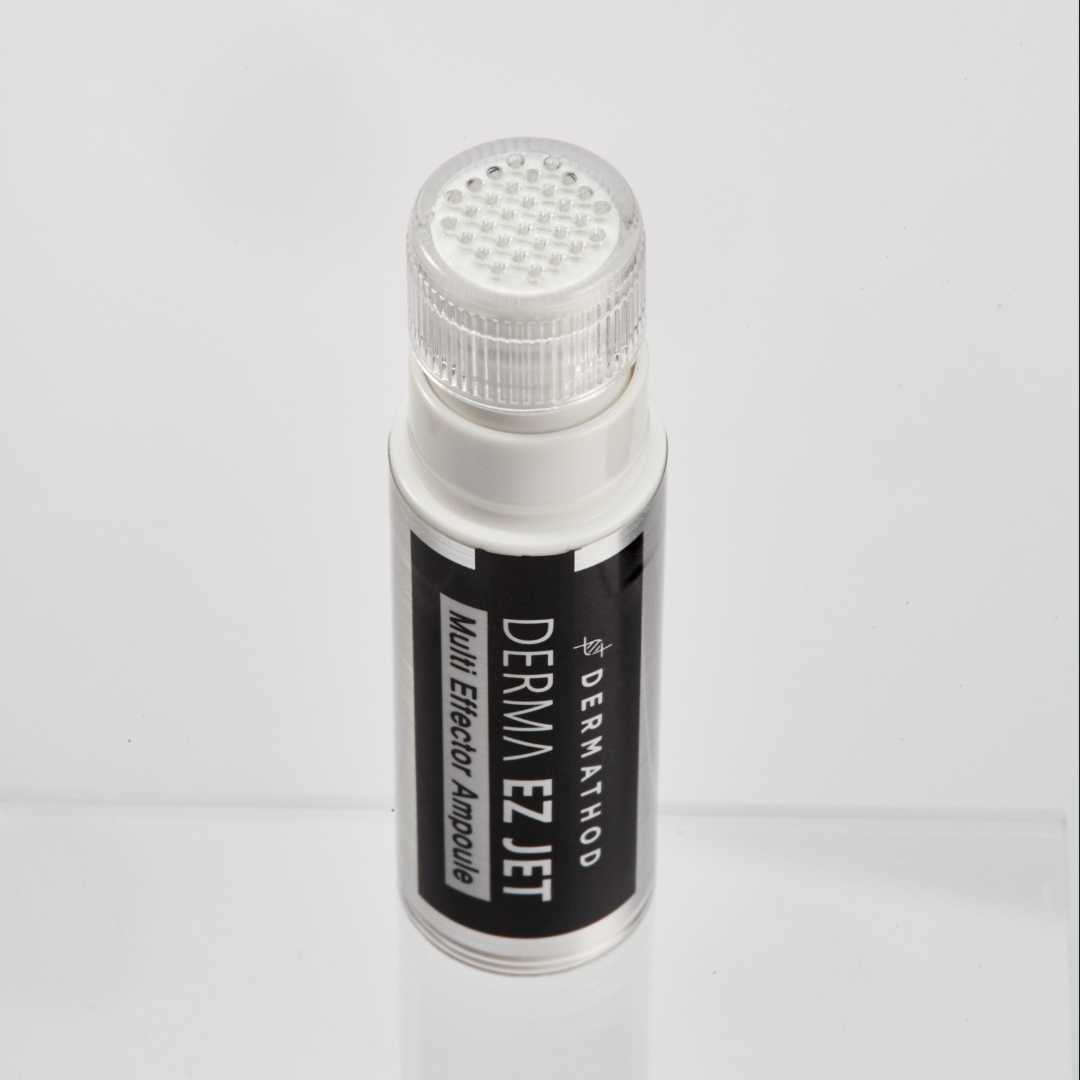 Dermathod EZ Jet Multi Effector Ampoule box of 4 – green tea hydrosol formula for barrier repair, plumping, and smoother skin