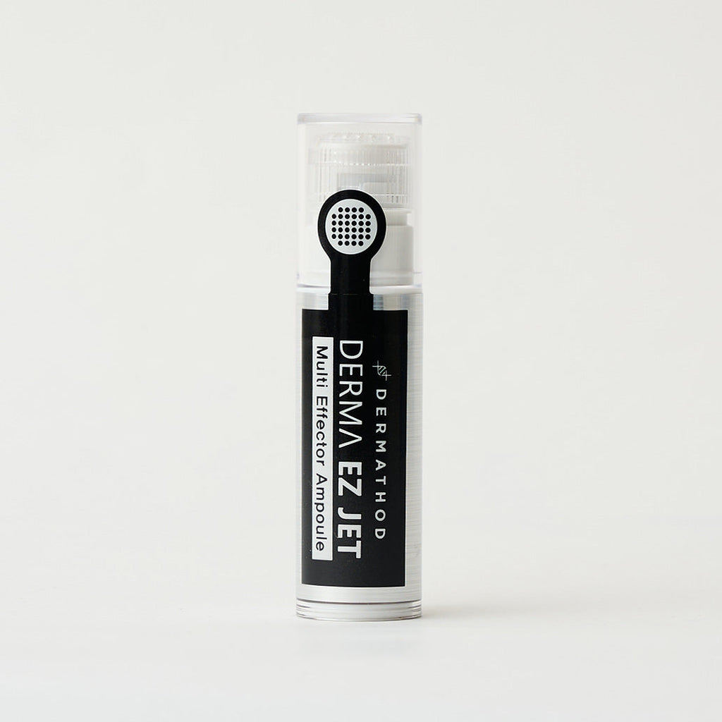 Dermathod EZ Jet Multi Effector Ampoule device close-up – sterile disposable at-home microchanneling system